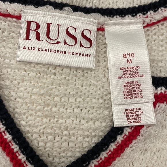 Russ Liz Claiborne Sleeveless Sweater - Picture 4 of 4